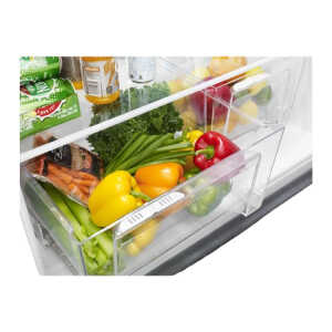 WHIRPOOL 22 CU.FT TOP FREEZER AUTOMATIC DEFROST MONOCHROMATIC STAINLESS STEEL REFRIGERATOR | WRT541SZDM - Image 