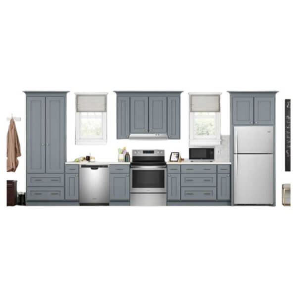WHIRPOOL 22 CU.FT TOP FREEZER AUTOMATIC DEFROST MONOCHROMATIC STAINLESS STEEL REFRIGERATOR | WRT541SZDM - Image 