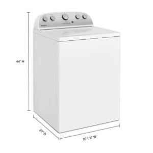 WHIRLPOOL 3.9 CU.FT TOP LOAD WASHER W/ IMPELLER WHITE 120V | WTW4950HW - Image 