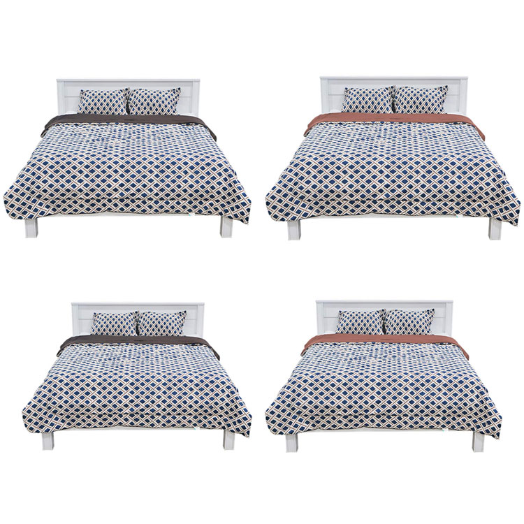 King and Queen size comforter set color variety