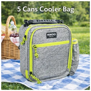IGLOO 5 CANS COOLER BAG, GREY | 00064992 - Image 