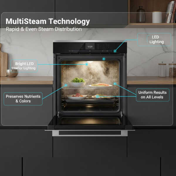 MIELE 24” SINGLE ELECTRIC BUILT-IN STEAM OVEN | DG6600 - Image 