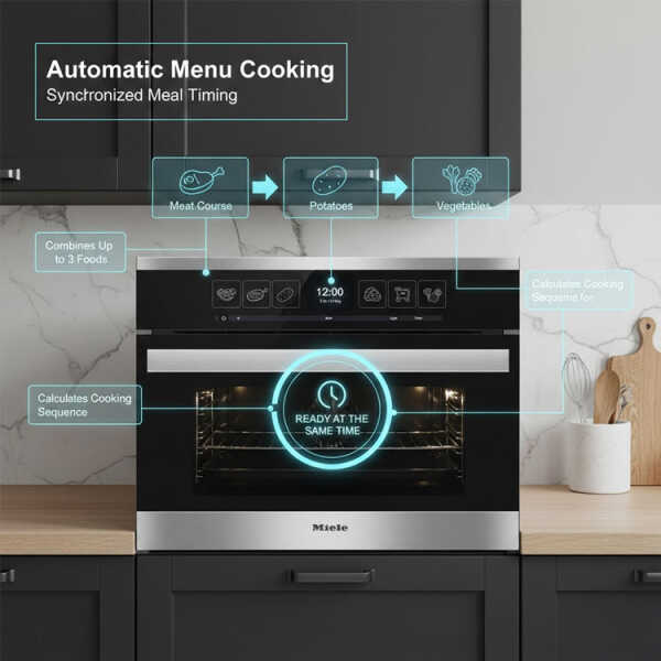 MIELE 24” SINGLE ELECTRIC BUILT-IN STEAM OVEN | DG6600 - Image 