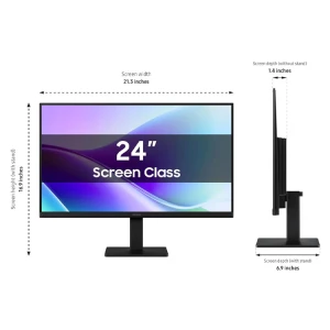 SAMSUNG 24" ESSENTIAL MONITOR S3 S32GF FULL HD 120HZ | LS24F320GANXZA - Image 
