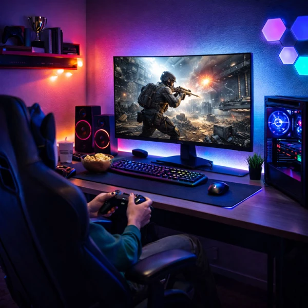 MSI FHD 24" VA CURVED GAMING MONITOR 180HZ | MAG-242C - Image 