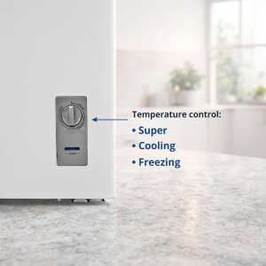 MIDEA 7 CUFT/198L CHEST FREEZER 115V WHITE | MD-RC07-F01 - Image 