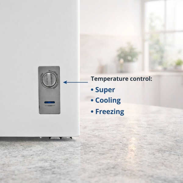 MIDEA 7 CUFT/198L CHEST FREEZER 115V WHITE | MD-RC07-F01 - Image 