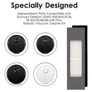 2PCS HEPA FILTER FOR N10 ECOVAC DEEBOT VACUUM CLEANER | N10-HEPAF - Image 
