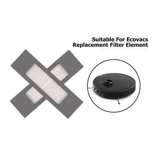 2PCS HEPA FILTER FOR N10 ECOVAC DEEBOT VACUUM CLEANER | N10-HEPAF - Image 