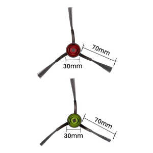 2PC REPLACEMENT SIDE BRUSHES FOR N10 ECOVACS DEEBOT VACUUM CLEANER | N10-SB - Image 