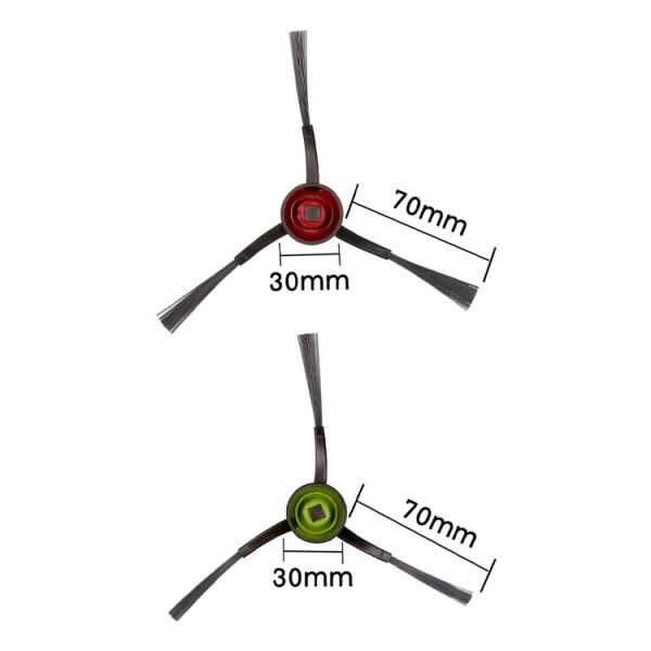 2PC REPLACEMENT SIDE BRUSHES FOR N10 ECOVACS DEEBOT VACUUM CLEANER | N10-SB - Image 