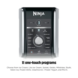 NINJA CREAMI DELUXE ICE CREAM MAKER, TWO 24-OZ FAMILY-SIZE TUBS, WITH 11-IN-1 PROGRAMS | NC501 - Image 