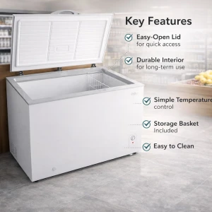 PREMIUM 12.3 CUFT CHEST FREEZER WHITE | PFR122700SW - Image 