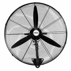 PRIMO 30" INDUSTRIAL 2-IN-1 WALL PEDESTAL FAN, BLACK | PR-3001S/W - Image 