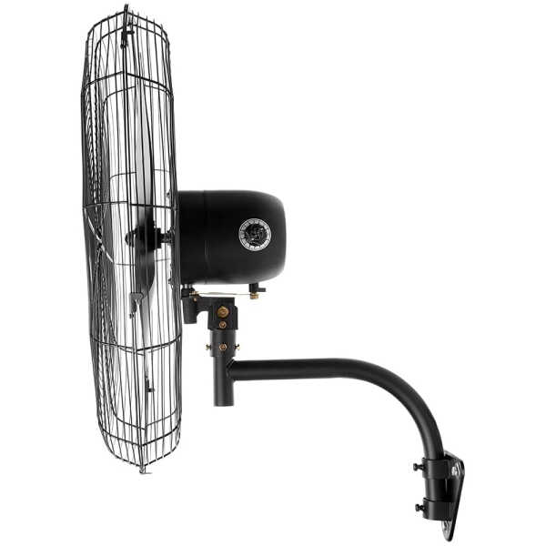 PRIMO 30" INDUSTRIAL 2-IN-1 WALL PEDESTAL FAN, BLACK | PR-3001S/W - Image 