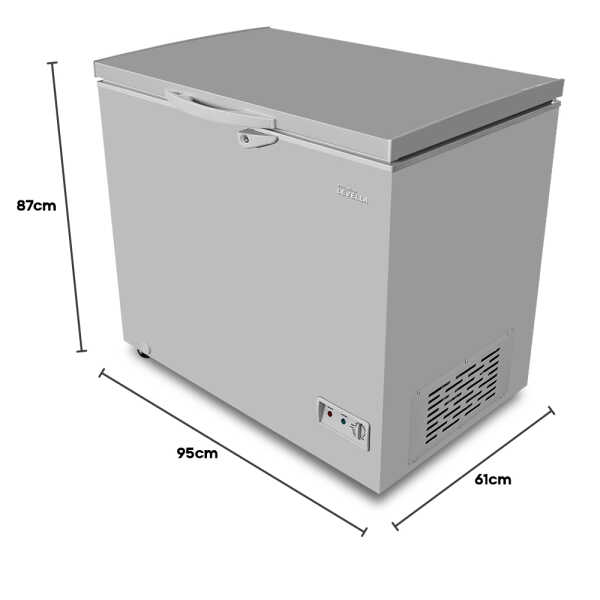 PREMIUM 9.0 CU.FT CHEST FREEZER SILVER, 115V | PRF982SX - Image 