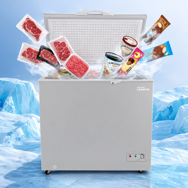 PREMIUM 9.0 CU.FT CHEST FREEZER SILVER, 115V | PRF982SX - Image 