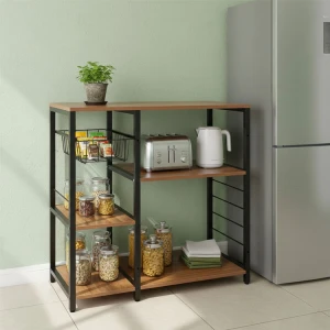 PRIMO STORAGE CABINET W/ OPEN SHELVING W100XD32XH94CM | WBL44 - Image 