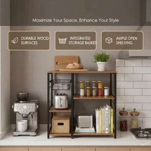 PRIMO STORAGE CABINET W/ OPEN SHELVING W100XD32XH94CM | WBL44 - Image 