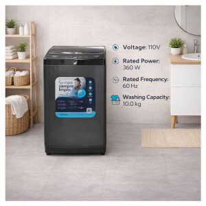 MYSTIC 10KG TOP LOAD WASHER WITH IMPELLER GREY | WMA1010 - Image 