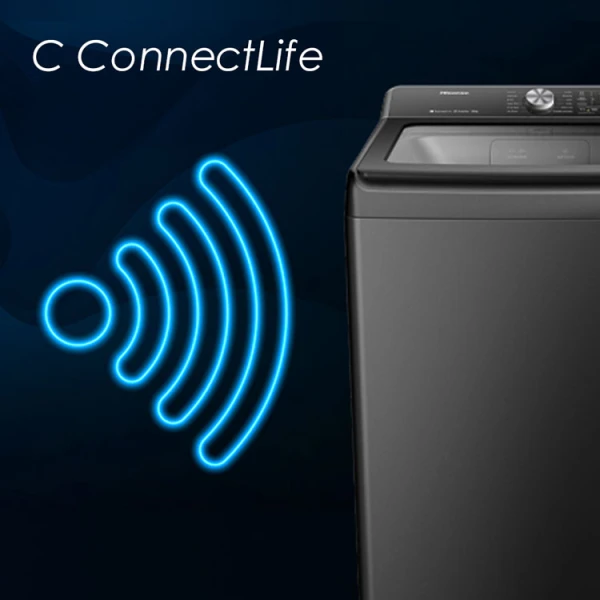 HISENSE 23KG TOP LOAD AUTOMATIC WASHER WITH IMEPELLER 115V BLACK | WT5T2325DB - Image 