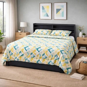 CHRISTY'S PRINTED KING SIZE 3PC COMFORTER SET | 13177KS-ZIGZAGSTR - Image 