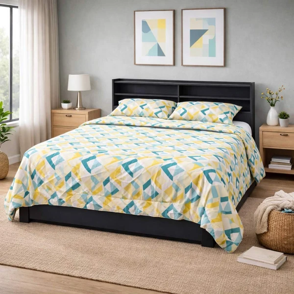 CHRISTY'S PRINTED KING SIZE 3PC COMFORTER SET | 13177KS-ZIGZAGSTR - Image 