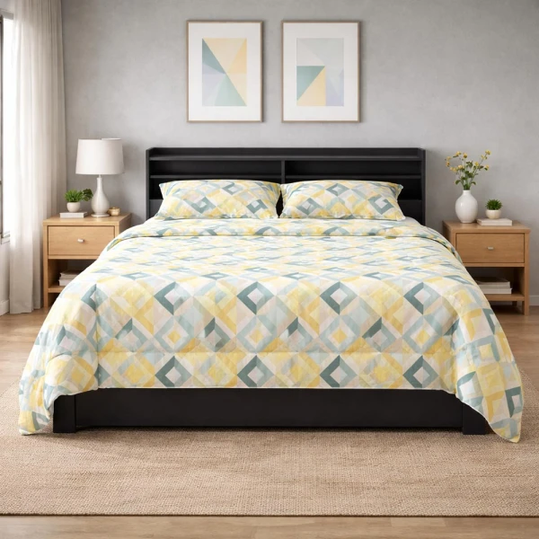 CHRISTY'S PRINTED KING SIZE 3PC COMFORTER SET | 13177KS-ZIGZAGSTR - Image 