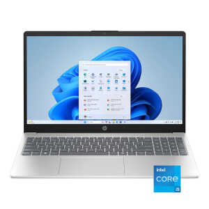 HP 15.6" FHD IPS TOUCH INTEL CORE I5-1334U 8GB 512GB SSD NATURAL SILVER | 15-FD0154WM - Image 