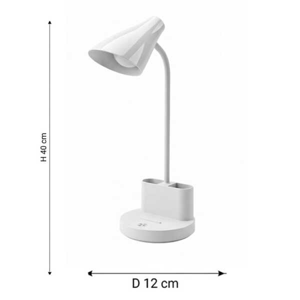 DESK LAMP W/ PHONE + PEN HOLDER | 41044 - Image 
