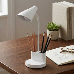 DESK LAMP W/ PHONE + PEN HOLDER | 41044 - Image 