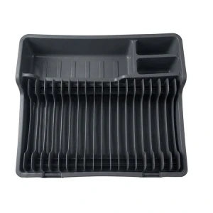PLASTIC EXPANDABLE/FOLDABLE DISH DRYING RACK ASSORTED COLORS | 7101 - Image 