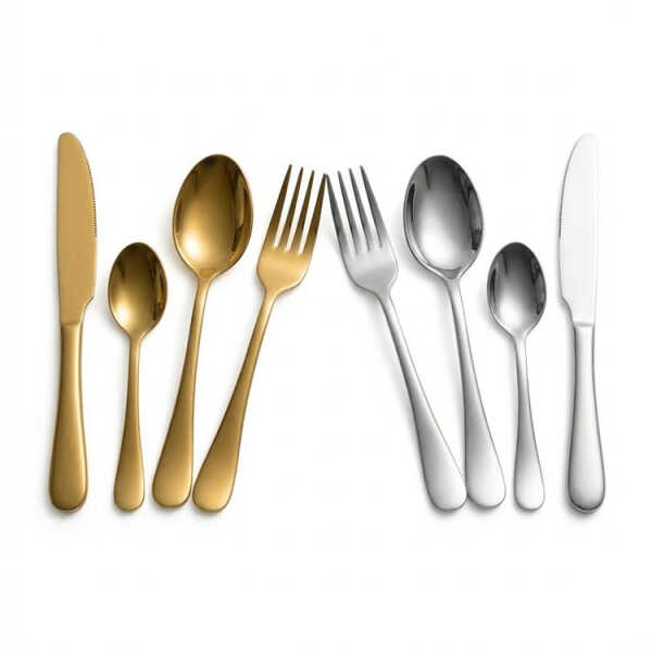 24 PCS STAINLESS STEEL CUTLERY SET (TABLESPOONS/TEASPOONS/FORKS/BUTTER KNIVES) | VARIETY - Image 