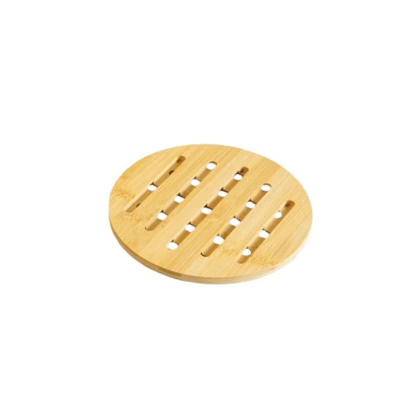 BAMBOO WOOD ROUND TRIVET