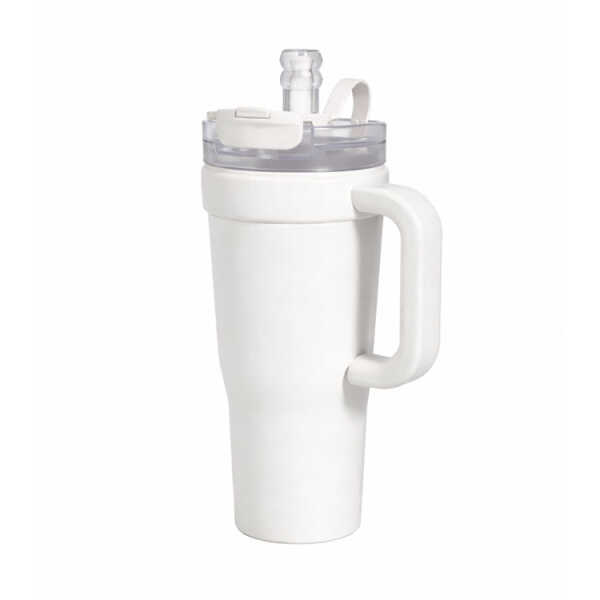 VACUUM FLASK 1200ML W/ HANDLE AND STRAW | 89427 - Image 