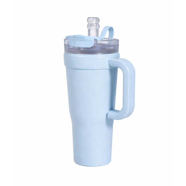 VACUUM FLASK 1200ML W/ HANDLE AND STRAW | 89427 - Image 