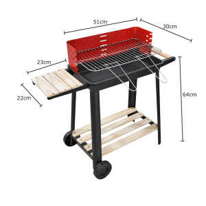 ALPHINE OUTDOOR BBQ GRILL CHARCOAL | ALP-BBQ8343 - Image 