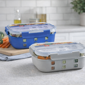 COOK PREP EAT RECTANGULAR GLASS STORAGE CONTAINER 6.4CUP | CPEL-4570 - Image 
