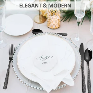 EPICURE 4-PIECE CUTLERY SET | EP-4PCS-BK18 - Image 