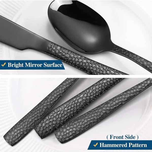 EPICURE 4-PIECE CUTLERY SET | EP-4PCS-BK18 - Image 