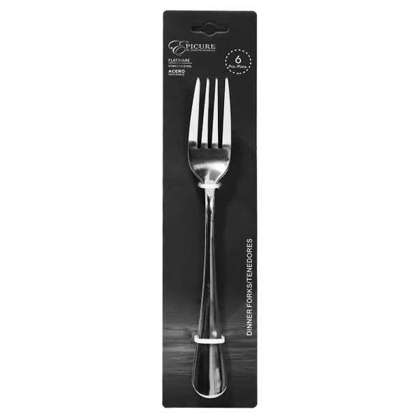 EPICURE 6PCS DINNER FORK