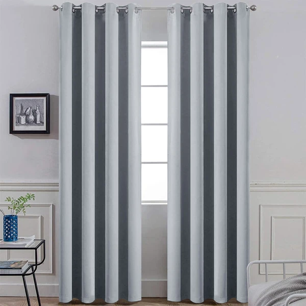HPC POLO 1 SINGLE PANEL BLACKOUT CURTAIN CHI SILVER | HPC-5212 - Image 