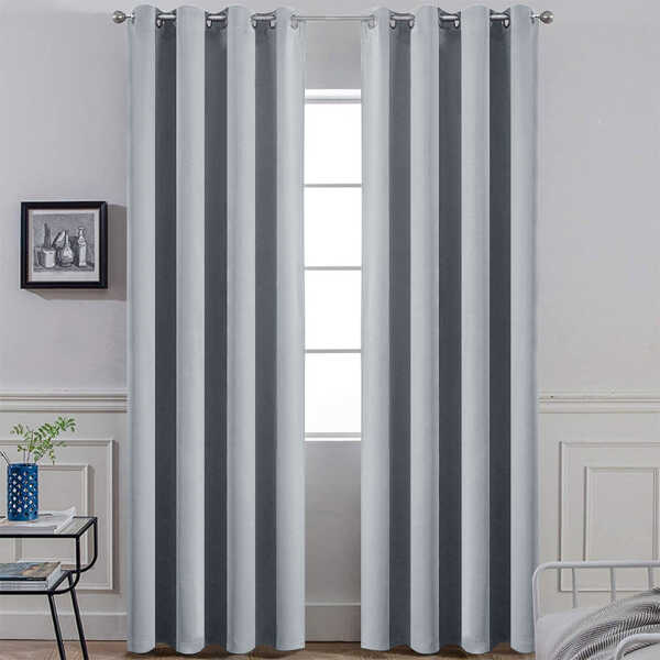 HPC POLO SEA-SILVER 1 PANEL BLACKOUT CURTAIN | HPC-5189 - Image 