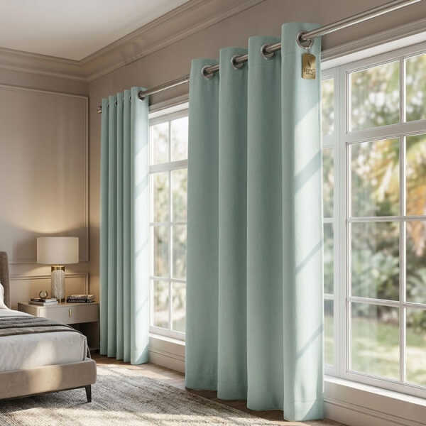 HPC POLO SEA-SILVER 1 PANEL BLACKOUT CURTAIN | HPC-5189 - Image 
