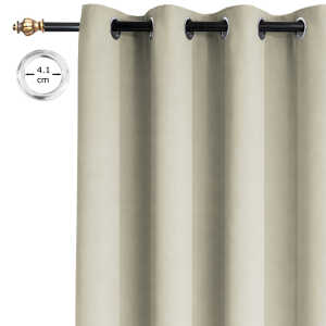 HPC POLO SEA-BEIGE 1 PANEL BLACKOUT CURTAIN | HPC-5194 - Image 