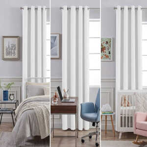 HPC POLO SINGLE PANEL BLACKOUT CURTAIN CHI-IVORY | HPC-5211 - Image 