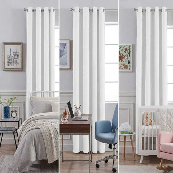 HPC POLO SINGLE PANEL BLACKOUT CURTAIN CHI-IVORY | HPC-5211 - Image 