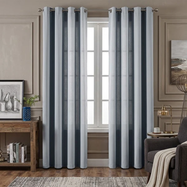 HPC POLO 1 SINGLE PANEL BLACKOUT CURTAIN CHI SILVER | HPC-5212 - Image 