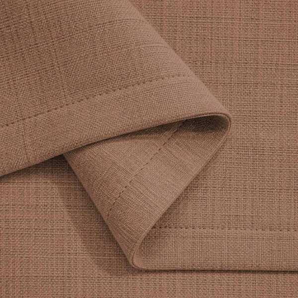 HPC POLO 1 SINGLE PANEL BLACKOUT WINDOW CURTAIN BROWN | HPC-5230 - Image 