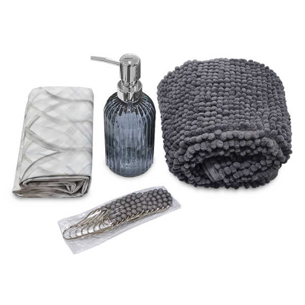 HPC POLO 16PCS BATHROOM SET 180X180CM | HPC-5233 - Image 
